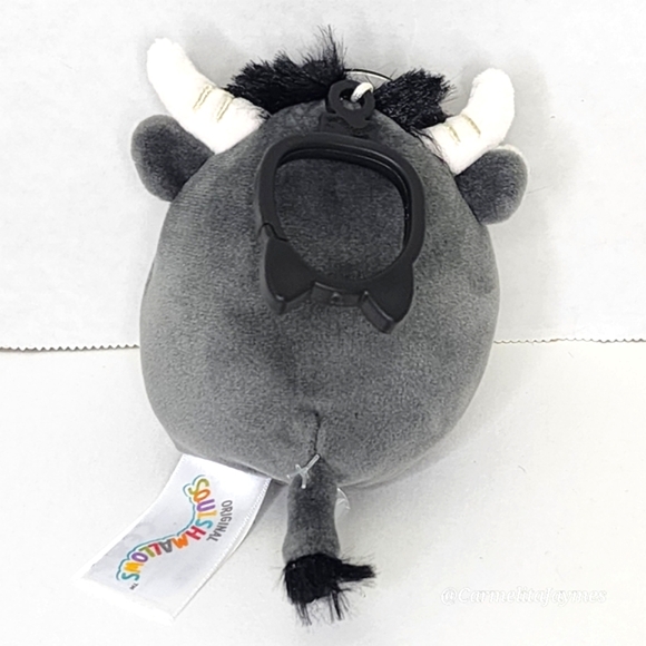 🖤 LAKE 🐃 Black Bull Select Series Clip Original Squishmallow ☆ NWT ☆ - Picture 6 of 9